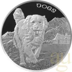 1 Unze Silbermünze Fiji Dogs - 2022 - prooflike