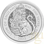 10 Unzen Silbermünze Tudor Beasts Lion 2022