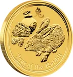 10 Unzen Goldmünze Australien Lunar II Hase 2011