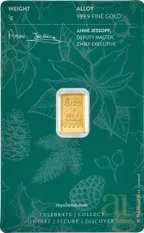 1 Gramm Goldbarren The Royal Mint - Merry Christmas