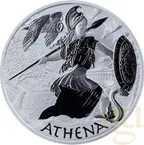 1 Unze Silbermünze Tuvalu - Gods of Olympus - Athena 2022