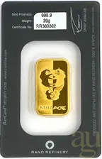 20 Gramm Goldbarren Rand Refinery - Mirage