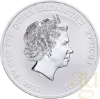 1 Unze Silbermünze Tuvalu - Gods of Olympus - Aphrodite 2022