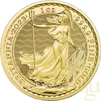 1 Unze Goldmünze Britannia 2023 - Queen Elisabeth