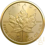 1 Unze Goldmünze Maple Leaf 2022 - Meliadine Mine