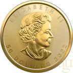 1 Unze Goldmünze Maple Leaf 2022 - Meliadine Mine
