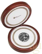 2 Unzen Silbermünze Tuvalu - Gods of Olympus - Athena 2015 Antik Finish High Relief