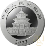 30 Gramm Silbermünze China Panda 2023
