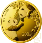 15 Gramm Goldmünze China Panda 2023
