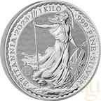 1 Kilogramm Silbermünze Britannia 2023 - King Charles