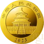 15 Gramm Goldmünze China Panda 2023