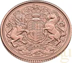 1 Pfund Goldmünze Memorial Sovereign King Charles 2022