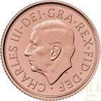 1 Pfund Goldmünze Memorial Sovereign King Charles 2022