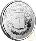 1 Unze Silbermünze Republic of Guinea Ecuatorial Giraffe 2022