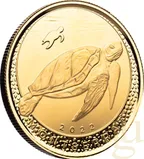 1 Unze Goldmünze EC8 Montserrat - Sea Turtle 2022