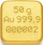 50 Gramm Goldbarren C. Hafner Gussbarren