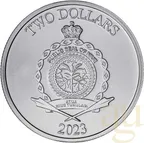 1 Unze Silbermünze Niue Truth Serie - Roaring Lion 2023