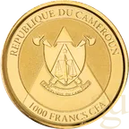 1/10 Unze Goldmünze Kamerun Gepard 2022