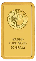 50 Gramm Goldbarren Perth Mint - Känguru