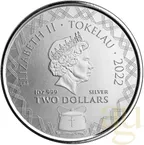 1 Unze Silbermünze Tokelau Komodo Dragon 2022