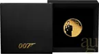 1/4 Unze Goldmünze Tuvalu James Bond 007 - Roger Moore 2023 - proof coloriert