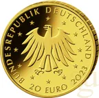 20 Euro Goldmünze Rückkehr der Wildtiere - Steinbock 2023 (D)