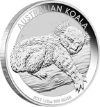 1/2 Unze Silbermünze Australien Koala 2012