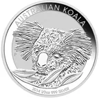 1/2 Unze Silbermünze Australien Koala 2014