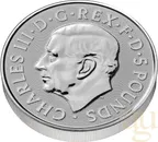 2 Unzen Silbermünze Tudor Beasts Bull 2023