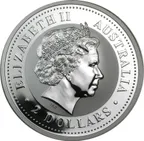 10 Unzen Silbermünze Australien Kookaburra 2006