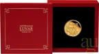 1/4 Unze Goldmünze Australien Lunar III Drache 2024 - polierte Platte