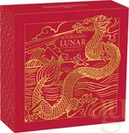 1/4 Unze Goldmünze Australien Lunar III Drache 2024 - polierte Platte