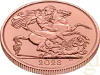 2 Pfund Goldmünze Double Coronation Sovereign King Charles 2023