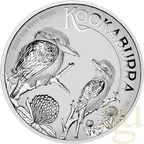 5 Unzen Silbermünze Australien Kookaburra 2023 - Incused Coin
