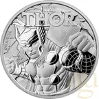1 Unze Silbermünze Tuvalu - Thor 2018