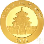 1 Gramm Goldmünze China Panda 2024