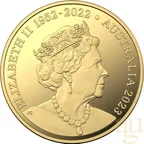 1 Unze Goldmünze Australien Känguru 2023 (RAM) - 30 Jahre Jubiläum - polierte Platte