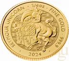 1/4 Unze Goldmünze Tudor Beasts Seymour Unicorn 2024