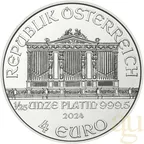 1/25 Unze Platinmünze Wiener Philharmoniker