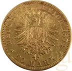 20 Mark Goldmünze Wilhelm I von Preußen 1874 (C)