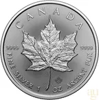 1 Unze Silbermünze Maple Leaf - regelbesteuert