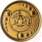 1/10 Unze Goldmünze Afrika Ghana Alien 2023