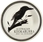 1 Unze Silbermünze Australien Kookaburra 2003