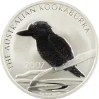 10 Unzen Silbermünze Australien Kookaburra 2007