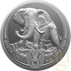 1 Unze Silbermünze Südafrika Big Five Elefant 2024