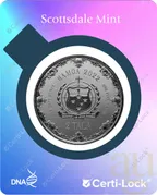 1 Unze Silbermünze Samoa Meerjungfrau 2023 - coloriert