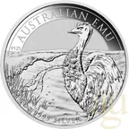 1 Unze Silbermünze Australien Emu 2024