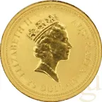 1/4 Unze Goldmünze Australien Nugget 1987