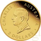 0,5 Gramm Goldmünze Australien Mini Känguru 2024