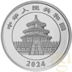 30 Gramm Platinmünze China Panda 2024 proof